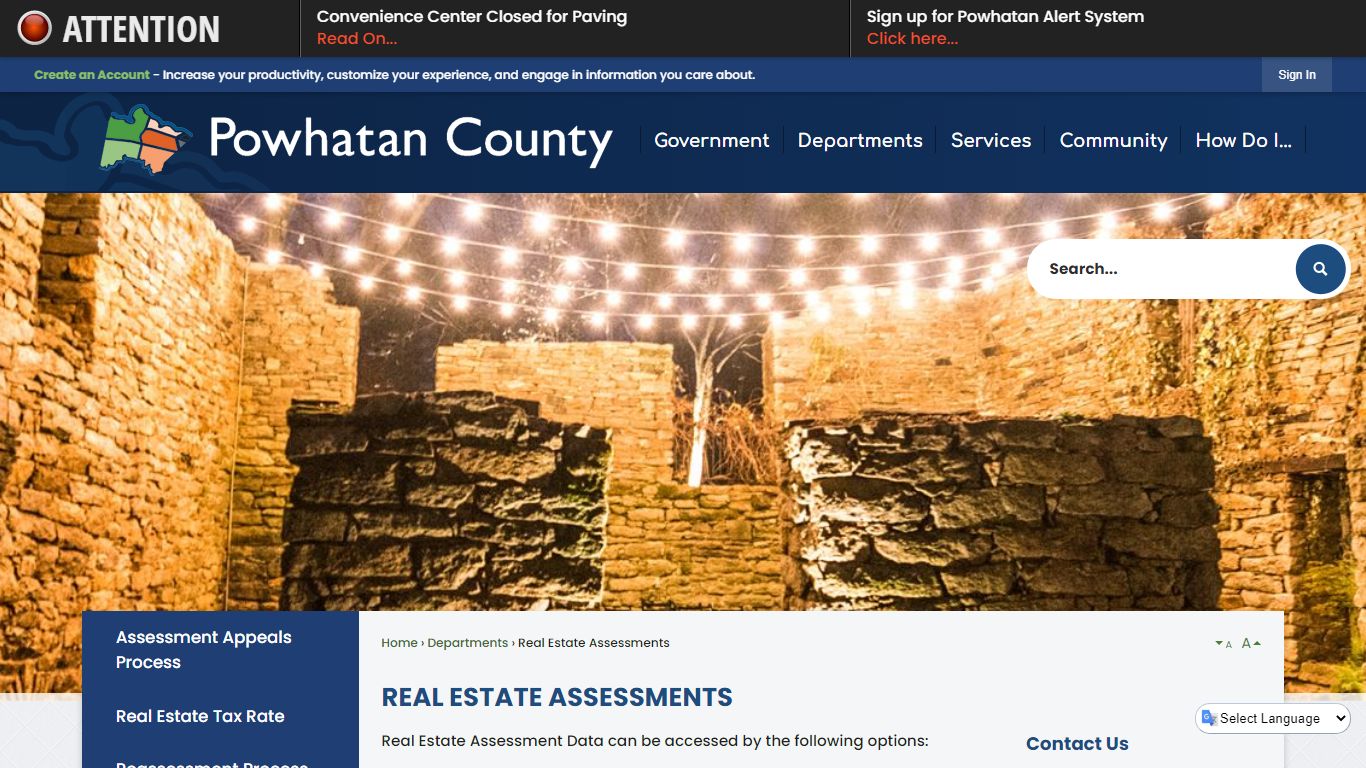 Real Estate Assessments | Powhatan County, VA - Official Website